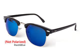 Polarized Semi-Rimless Sunglasses Women/Men Polarized UV400 Classic Brand Designer Retro Oculos De Sol Gafas
