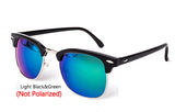 Polarized Semi-Rimless Sunglasses Women/Men Polarized UV400 Classic Brand Designer Retro Oculos De Sol Gafas