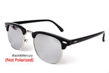 Polarized Semi-Rimless Sunglasses Women/Men Polarized UV400 Classic Brand Designer Retro Oculos De Sol Gafas