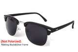Polarized Semi-Rimless Sunglasses Women/Men Polarized UV400 Classic Brand Designer Retro Oculos De Sol Gafas