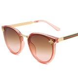 luxury bee Fashion for women Sunglasses Men Square Brand Design Sun Glasses Oculos Retro male iron ALIKIAI