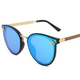 luxury bee Fashion for women Sunglasses Men Square Brand Design Sun Glasses Oculos Retro male iron ALIKIAI