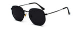 vintage gold sunglasses men square metal frame silver brown black small sun glasses female unisex summer style