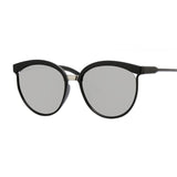 Black Cat Eye Sunglasses Women Shades Famous Brand Luxury New Designer Trendy Sun Glasses Female Small White Points UV400