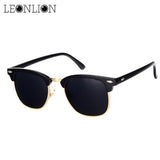 Polarized Semi-Rimless Sunglasses Women/Men Polarized UV400 Classic Brand Designer Retro Oculos De Sol Gafas