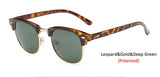 Polarized Semi-Rimless Sunglasses Women/Men Polarized UV400 Classic Brand Designer Retro Oculos De Sol Gafas