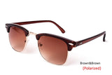 Polarized Semi-Rimless Sunglasses Women/Men Polarized UV400 Classic Brand Designer Retro Oculos De Sol Gafas