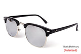 Polarized Semi-Rimless Sunglasses Women/Men Polarized UV400 Classic Brand Designer Retro Oculos De Sol Gafas