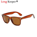 Long Keeper Brand Mens Polarized Sunglasses Women Square Mirror Sun Glasses Male Driving Classic Unisex gafas Gafas UV400